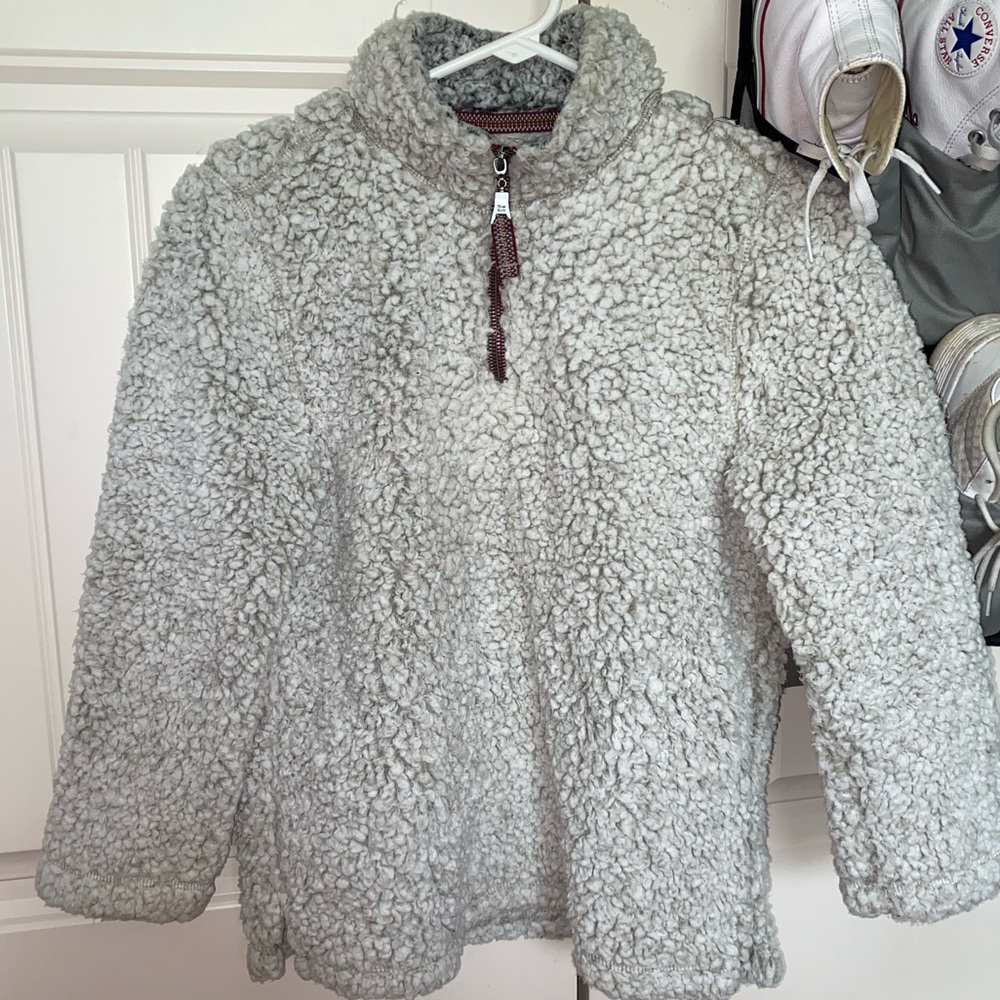 True Grit sherpa pullover